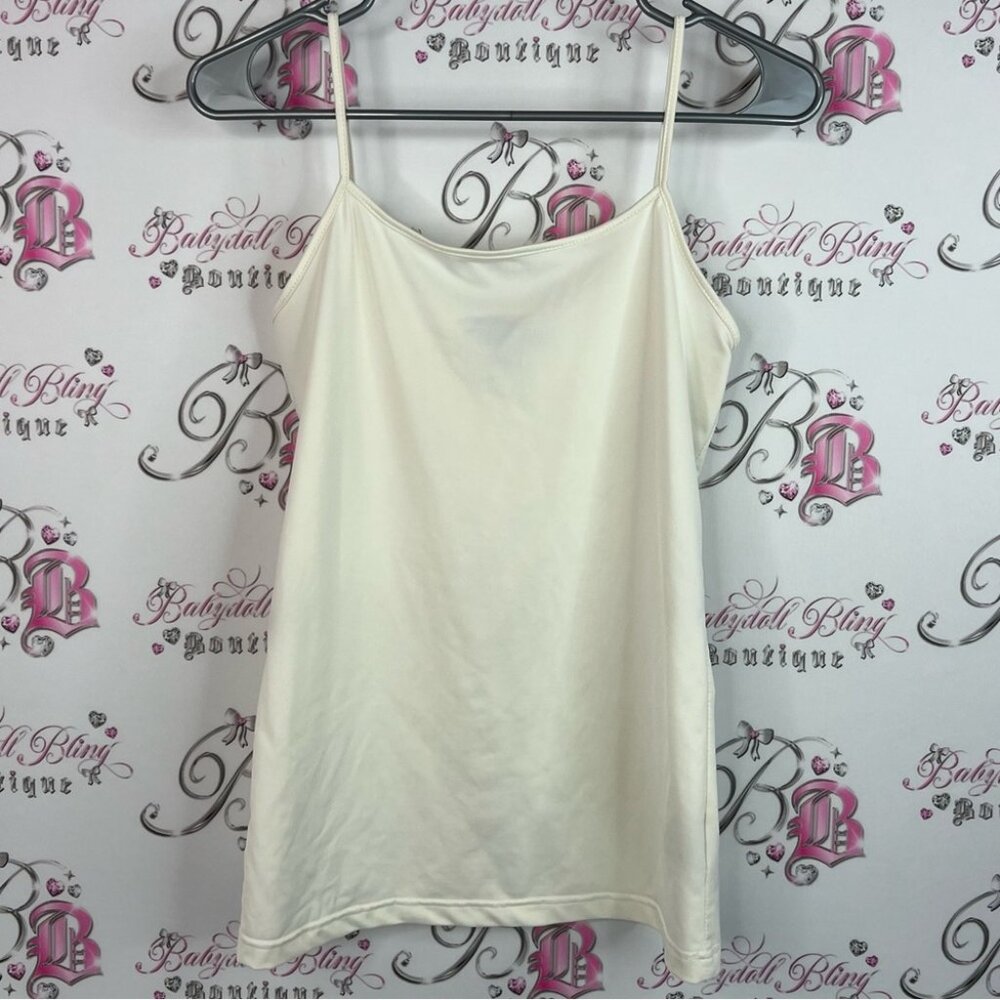 Beechers brook tank top cami camisole Elegant Cream Women's Top